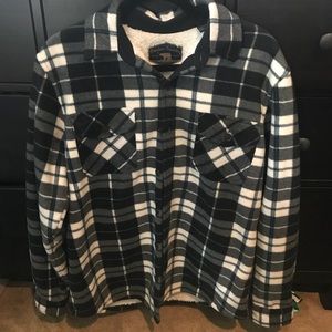 Men’s Plaid Fleece Jacket